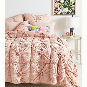 Rosette pink bedding from Anthropologie
